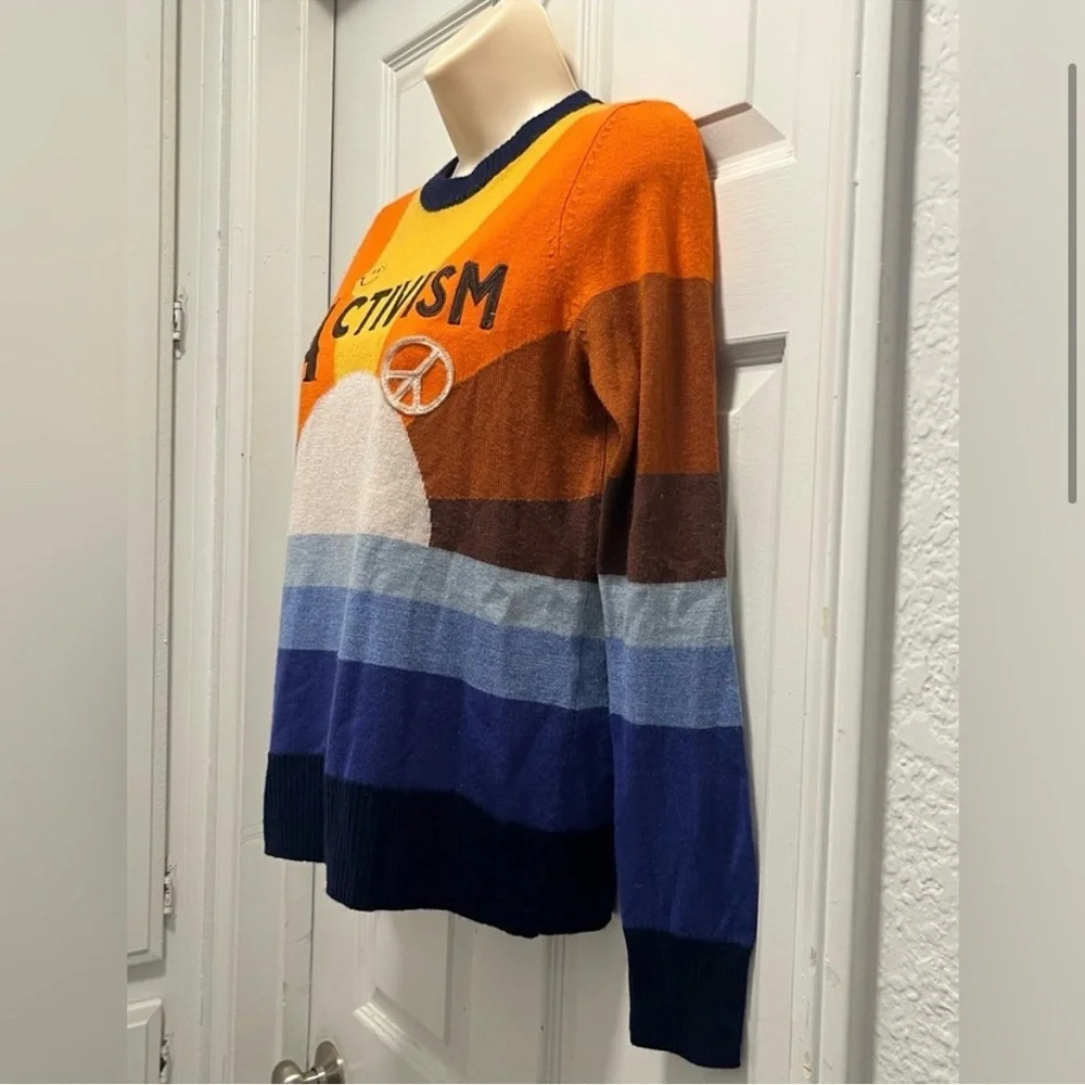 Stoned Immaculate California Dreamin' Wool Sweater Customized Activism MED EUC - Picture 5 of 14